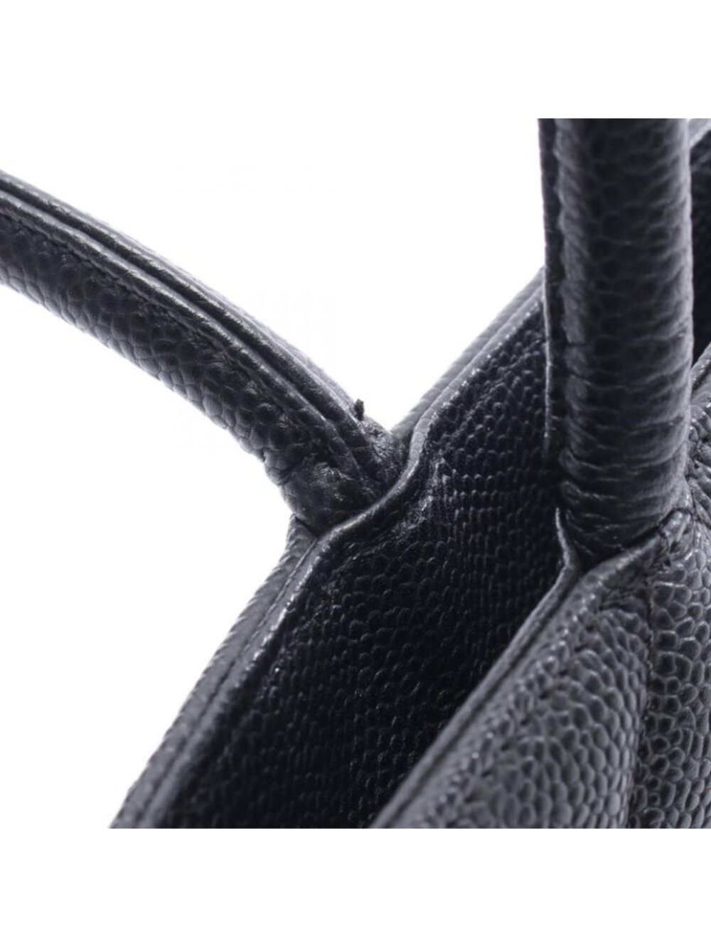 Chanel Tote Medallion Black Caviar Leather - Picture 8 of 9